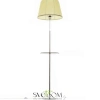 Citilux Линц CL402973T Торшер хром со столиком и кремовым абажуром CITILUX