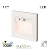 Citilux Скалли CLD005KS0 Встраиваемый светильник с датчиком движения Белый CITILUX