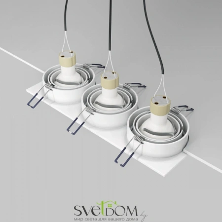 Фото Встраиваемые светильники Maytoni DL024-2-03W Встраиваемые светильники Maytoni DL024-2-03W от Магазина Svetdom.by