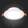 ST210.538.12 Св-к встр. Белый LED 1*12W 3000K 900Lm Ra80 110° IP20 D120xH30 220-240V Встраиваемые светильники ST LUCE