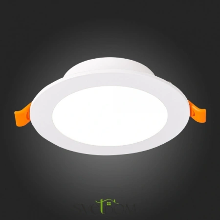 ST210.538.12 Св-к встр. Белый LED 1*12W 3000K 900Lm Ra80 110° IP20 D120xH30 220-240V Встраиваемые светильники ST LUCE