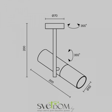 Фото Потолочные светильники Maytoni C020CL-01B Потолочные светильники Maytoni C020CL-01B от Магазина Svetdom.by