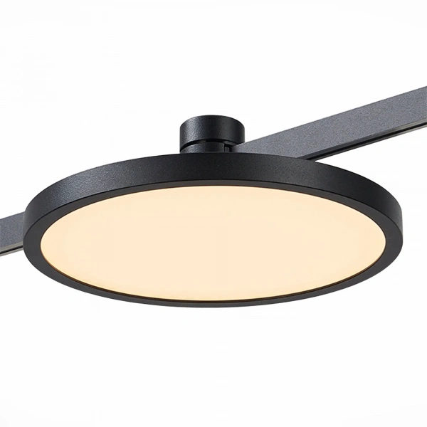 ST818.406.12 Магнитный трековый светильник FARM Черный LED 1*10W 3000K 500Lm Ra80 120 IP20 D168xH54 FARM