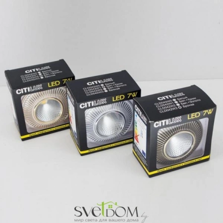 Фото Встраиваемые светильники CITILUX CLD042W1 Встраиваемые светильники CITILUX CLD042W1 от Магазина Svetdom.by