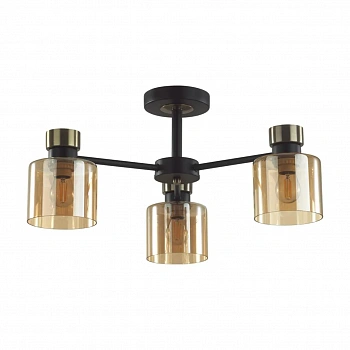 5643/3C COMFI LN23  черный, бронза Люстра потолочная E27 3*60W 220V ARLIN