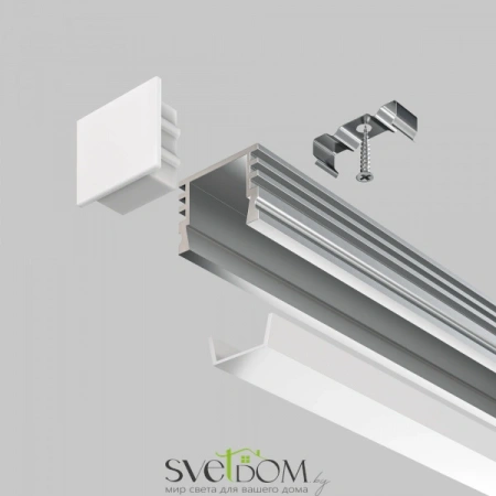 Алюминиевый профиль накладной 16x12 ALM005S-2M