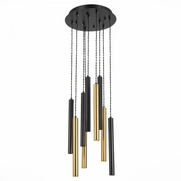 ST153.443.27 Светильник подвесной Черный LED 1*27W 4000K 2 295Lm Ra  IP20 D350xH1 500 180-240V Подвесные светильники