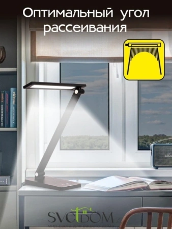 Citilux Ньютон CL803081 Настольный светильник с диммером Чёрный CITILUX
