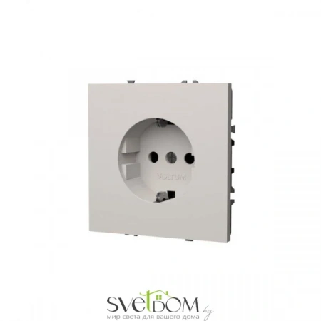 Розетки электрические с заземлением Voltum S70 VLS040102  Voltum