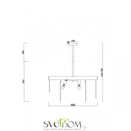 Подвесные светильники Freya FR5104PL-08BS3 от Магазина Svetdom.by