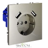 Розетка с USB, А+А Voltum S70 VLS040404  Voltum VLS040404