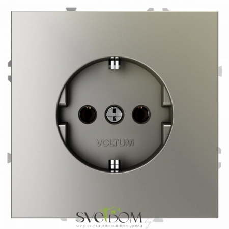 Розетки электрические с заземлением Voltum S70 VLS040104  Voltum
