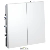 Выключатель двухклавишный Voltum S70 VLS020102  Voltum VLS020102