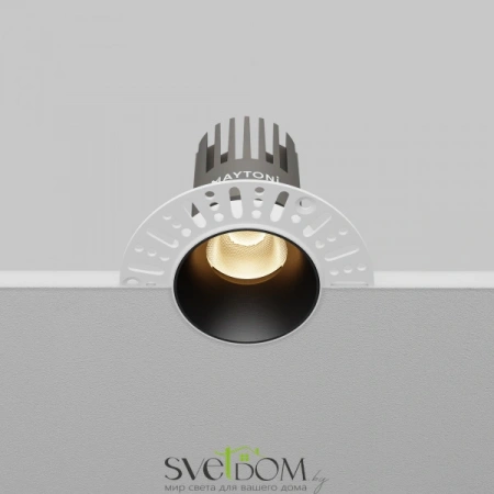 Встраиваемые светильники Maytoni DL124-10W-3K-TRS-B от Магазина Svetdom.by