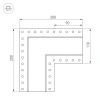 Угол SL-LINIA55-FANTOM Arlight 030132 Arlight