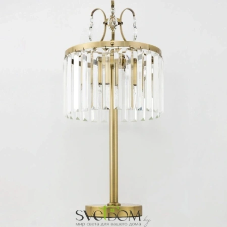 Citilux Инга CL335833 Настольная лампа хрустальная Бронза CITILUX