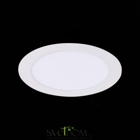 ST209.548.12 Св-к встр. Белый LED 1*12W 4000K 816Lm Ra80 110° IP20 D170xH8 90-265V Встраиваемые светильники ST LUCE