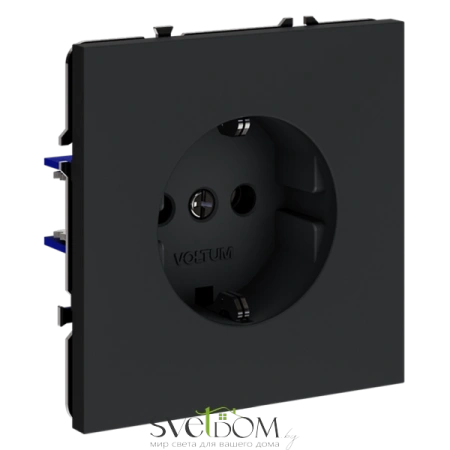 Розетки электрические с заземлением Voltum S70 VLS040107  Voltum VLS040107