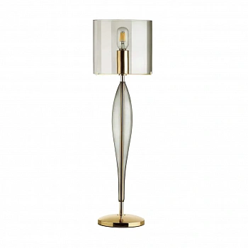 4850/1T STANDING ODL_EX21 99 дымчатый/золото/стекло Высокая Лампа E27 1*60W TOWER