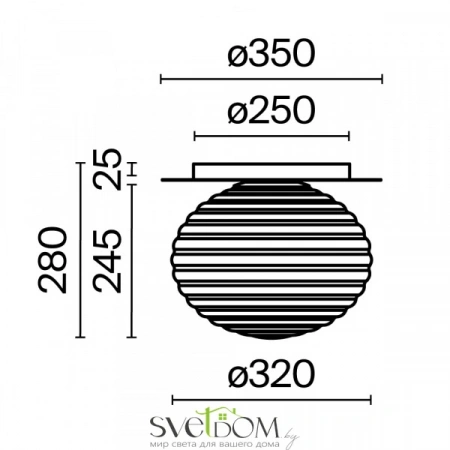 Потолочные светильники Maytoni MOD268CL-01B от Магазина Svetdom.by