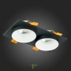 ST206.428.02 Св-к встр. Черный GU10 2*50W  IP20 L175xW92xH38 220V Без ламп Встраиваемые светильники ST LUCE