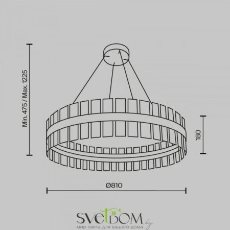 Подвесные светильники Maytoni MOD173PL-L60BS3K от Магазина Svetdom.by