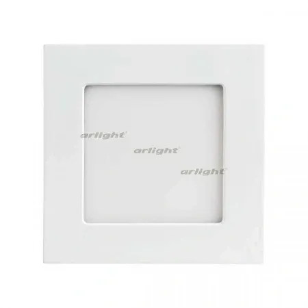 ARLIGHT Светильник DL-120x120M-9W Warm White (Arlight, IP40 Металл, 3 года)