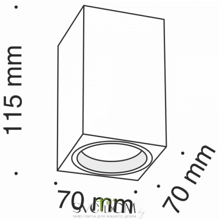 Потолочные светильники Maytoni C011CL-01W от Магазина Svetdom.by