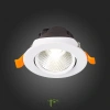 ST211.538.06.24 Св-к встр. Белый LED 1*6W 3000K 480Lm Ra80 24° IP20 D86xH50 220-240V Встраиваемые светильники ST LUCE