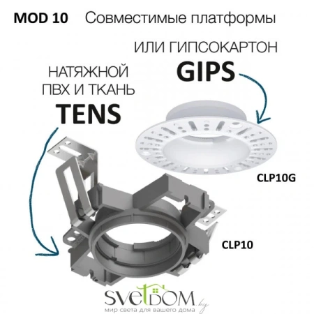 CITILUX CL512S11 AXEL Черный Св-к Спот SKYPORT CITILUX