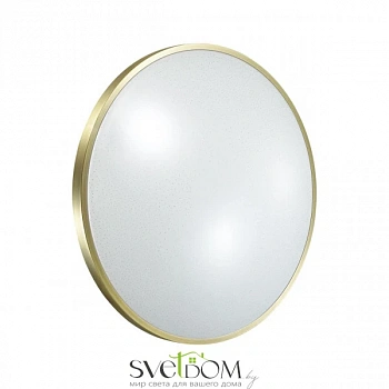 2089/EL PALE SN 079 Светильник пластик/белый/бронза LED 72Вт 3000-6000K D540 IP43 пульт ДУ LOTA BRONZE