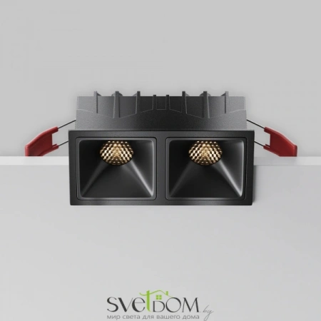 Встраиваемые светильники Maytoni DL043-02-10W3K-SQ-B-1 от Магазина Svetdom.by