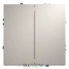 Выключатель двухклавишный Voltum S70 VLS020103  Voltum VLS020103
