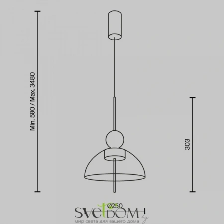 Подвесные светильники Maytoni MOD185PL-L11B3K1 от Магазина Svetdom.by