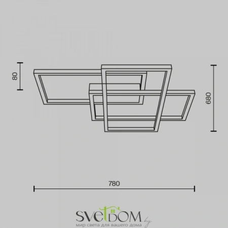 Потолочные светильники Maytoni MOD015CL-L80GK от Магазина Svetdom.by