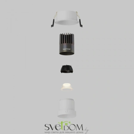 Встраиваемый светильник Technical DL116-10W-3K-W Maytoni