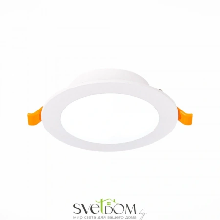 ST210.548.08 Св-к встр. Белый LED 1*8W 4000K 640Lm Ra80 110° IP20 D120xH30 220-240V Встраиваемые светильники ST LUCE