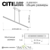 Citilux Стиг CL203210 LED Светильник подвесной с диммером Белый CITILUX