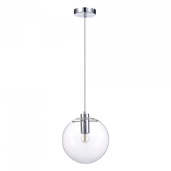 SL1056.113.01 Подвес ST-Luce Хром/Прозрачный E27 1*60W NOOR
