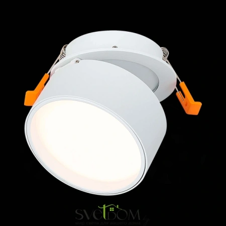 ST651.538.09 Встраиваемый поворотный светильник Белый LED 1*9W 3000K 720Lm Ra>90 120° IP20 D85xH68 1 Встраиваемые светильники ST LUCE