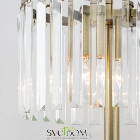 Citilux Инга CL335833 Настольная лампа хрустальная Бронза CITILUX