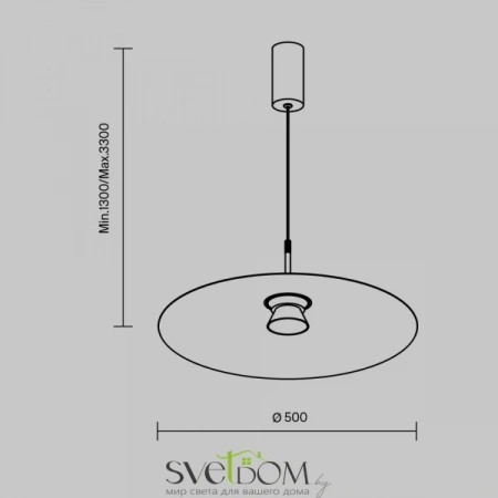 Подвесные светильники Maytoni MOD352PL-L10W3K1 от Магазина Svetdom.by