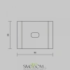 Комплект креплений (для профиля 50x50) 4 шт. ALM-5050B-MT 642089 Maytoni