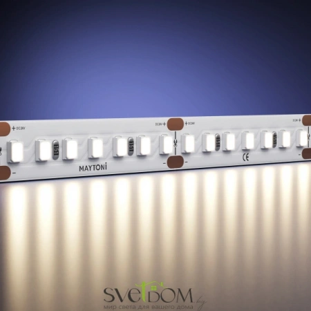 Светодиодная лента Ultra 24В 2835 17Вт/м 3000К 5м IP 20 201091