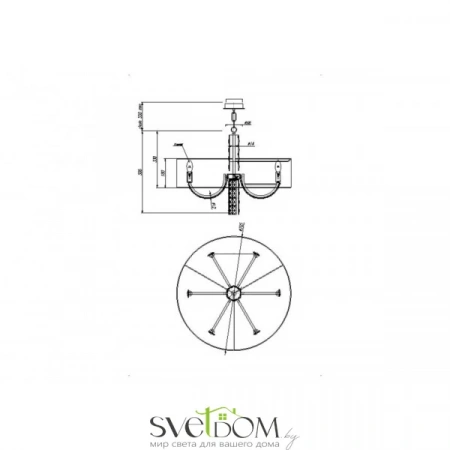 Подвесные светильники Maytoni DIA008PL-06CH от Магазина Svetdom.by