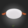 ST700.538.16 Св-к встр. Белый LED 1*16W 3000K 1 380Lm Ra80 180° IP44 D120xH20 85-265V Встраиваемые светильники ST LUCE