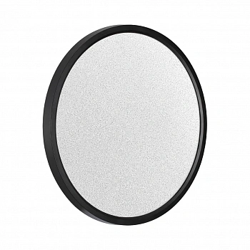 7662/32L MITRA LED SN 56 Светильник пластик/белый/черный LED 32Вт 3000/4000K D400 IP20 OMEGA BLACK