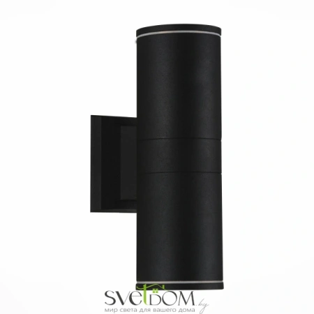 SL561.401.02 Светильник уличный настенный ST-Luce Черный/Черный LED 2*5W 4000K TUBO ST LUCE