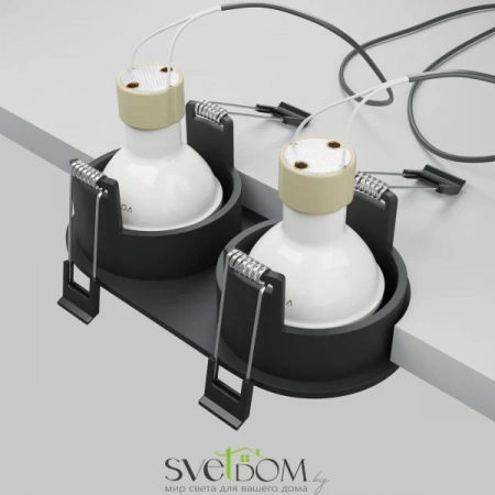 Встраиваемые светильники Maytoni DL126-02-GU10-B от Магазина Svetdom.by