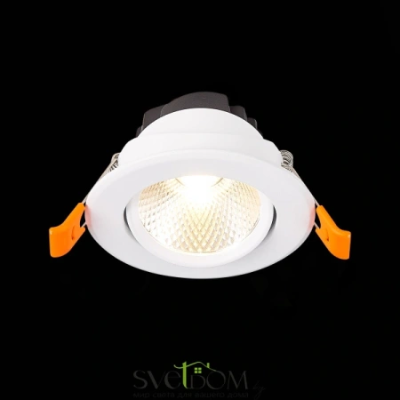 ST211.538.08.36 Св-к встр. Белый LED 1*8W 3000K 640Lm Ra80 36° IP20 D86xH50 220-240V Встраиваемые светильники ST LUCE